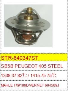 For PEUGEOT Thermostat and Thermostat Housing 1338_37